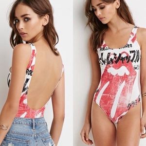 Forever 21 Rolling Stones Bodysuit